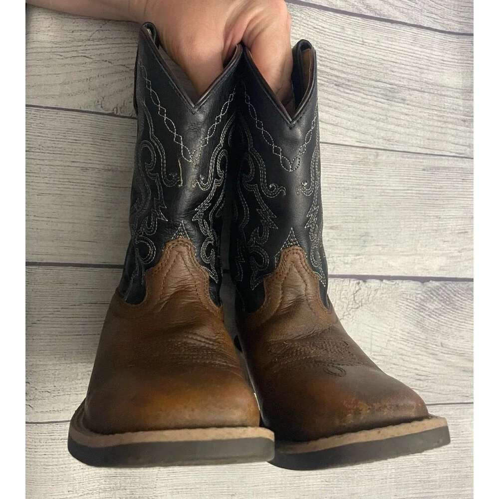 Smoky Mountain Cowboy Cowgirl Boots, Size Youth 1